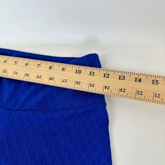 CM Fashion Leggings Womens Blue Waffle Pattern - Picture 5 of 11